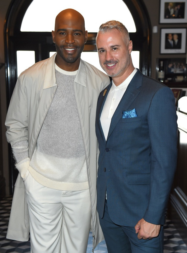Karamo Brown, Ian Jordan, 2018 Pre-Emmys Party